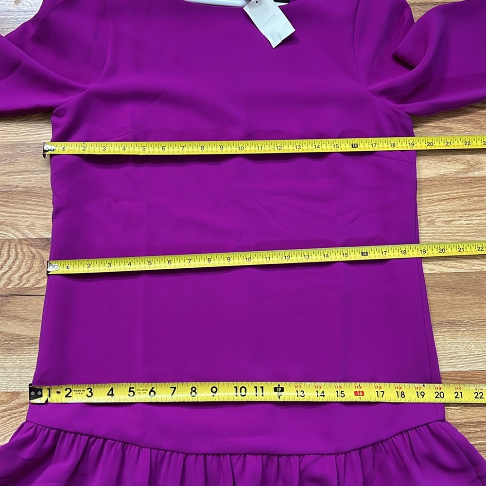 J.Crew ruffle hem dress size 10T - Picture 4 of 14